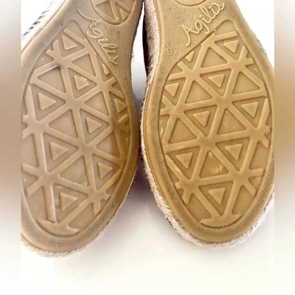 Maypol Handmade in Spain Crimson Red Soft Suede Lace Up Espadrille Size 36 - Picture 13 of 15